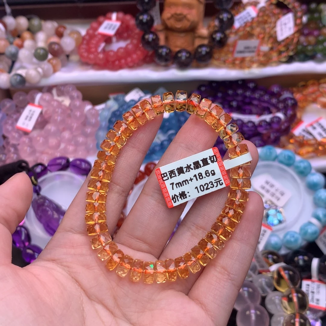 清***月水晶手链未镶嵌手链