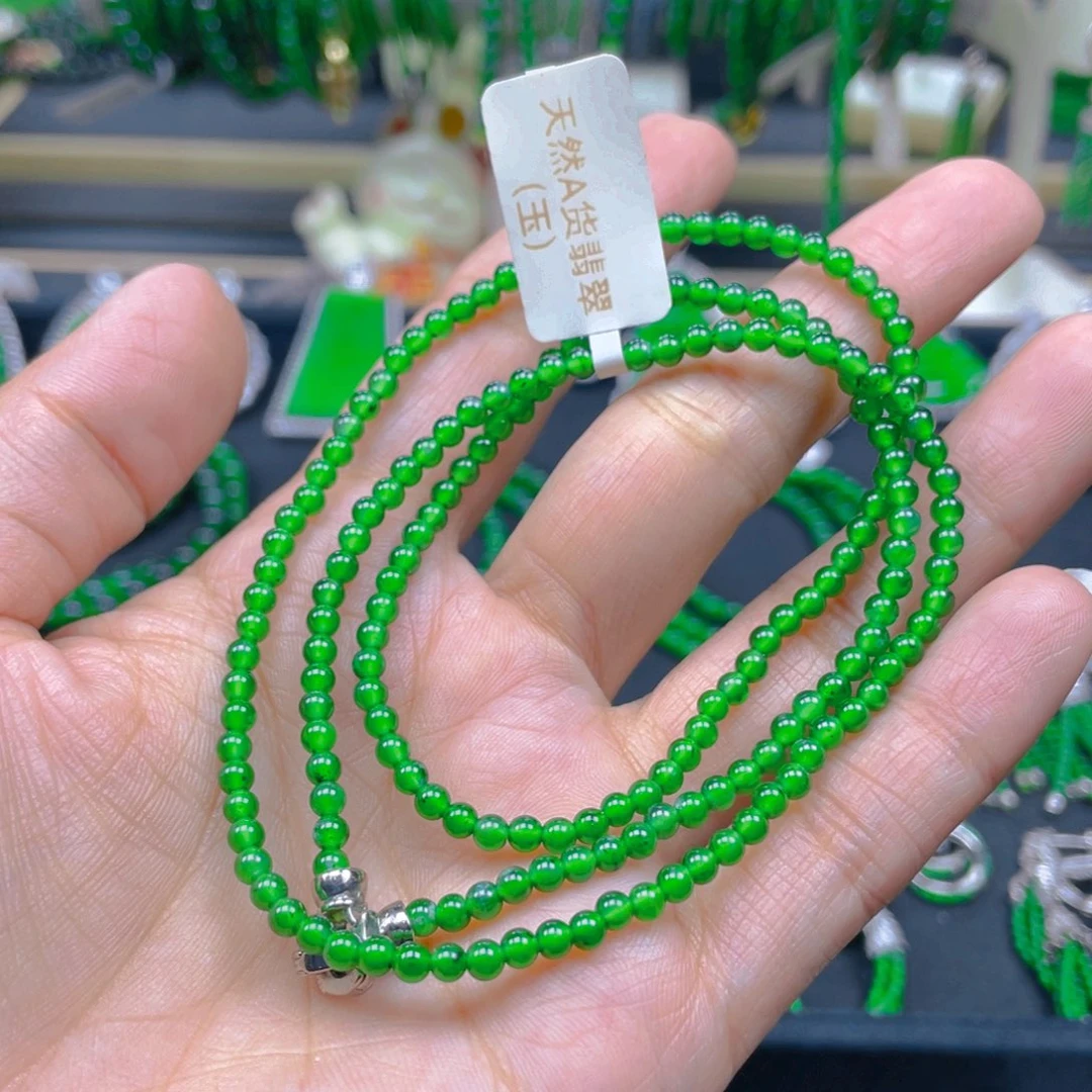 颈饰未镶嵌翡翠项链3