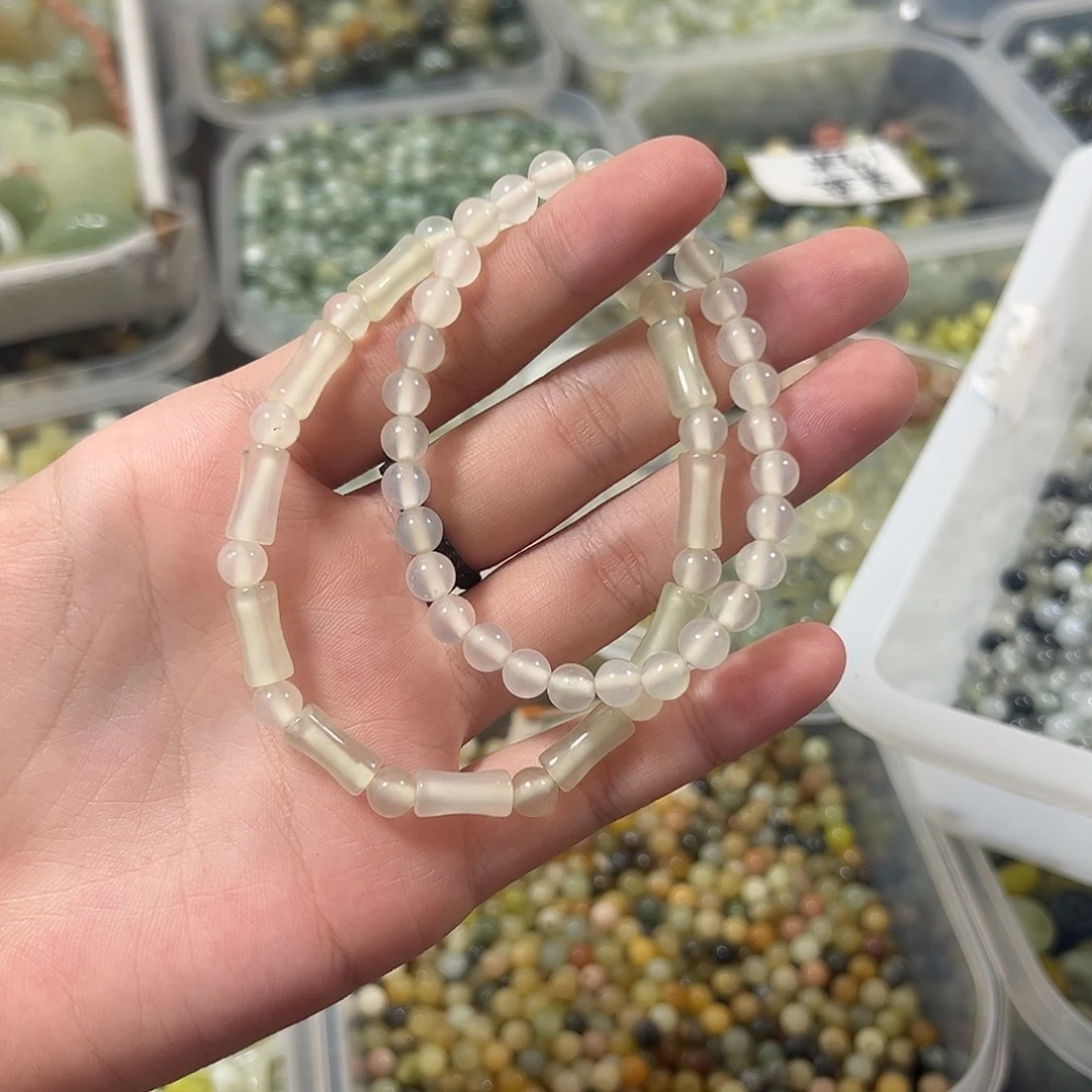 合金蛇纹石玉珠宝半成品