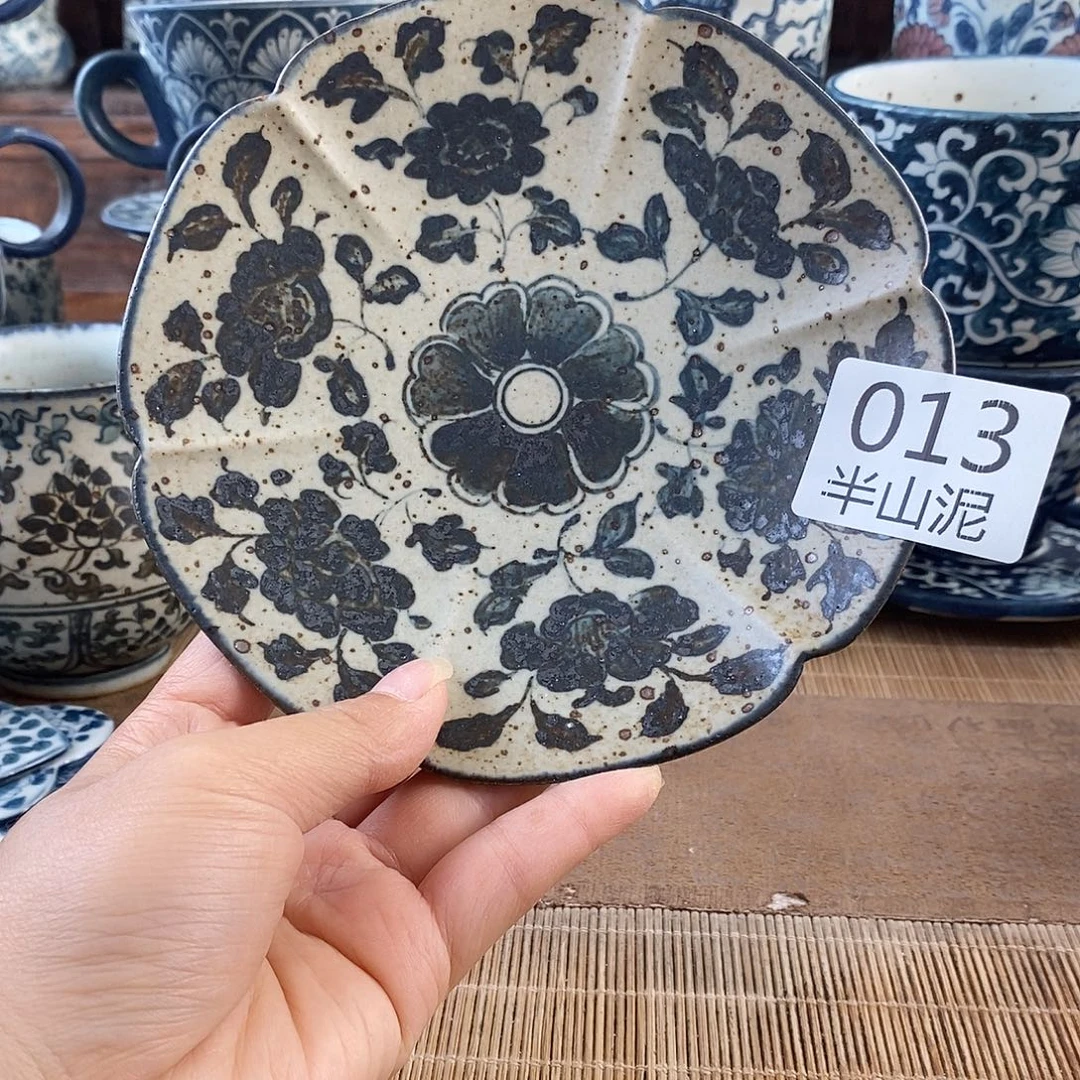 手工手绘青花高温陶瓷