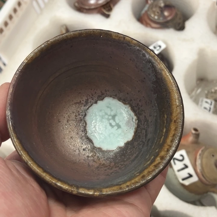 柴烧杯子宝瓶大放漏