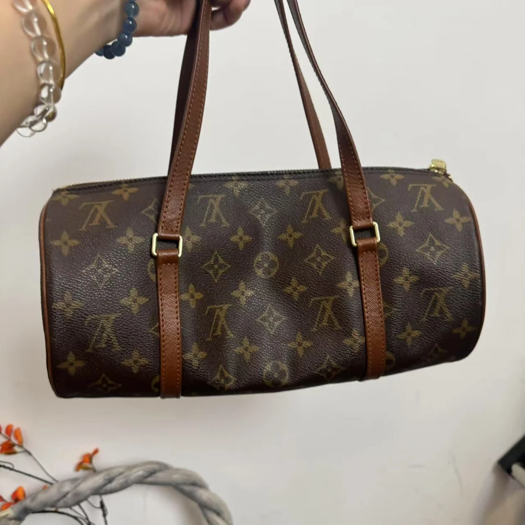95新 LV 14012巴比龙红棕lv/非真假不退补不换