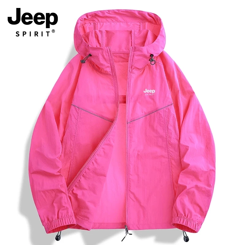 JEEP SPIRIT新款女款小个子夏季防紫外线户外冰丝薄款防晒衣外套