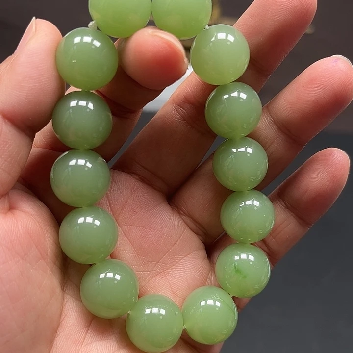 手链未镶嵌和田玉（糖玉）