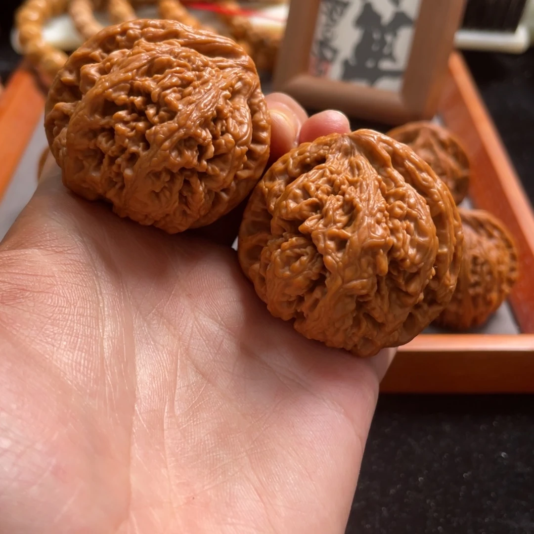 文玩核桃吊坠歪对粗筋45+