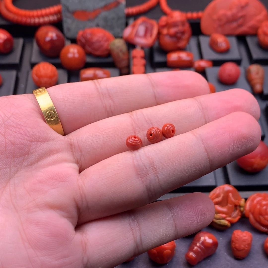 南红玛瑙未镶嵌南红精工线束6mm+