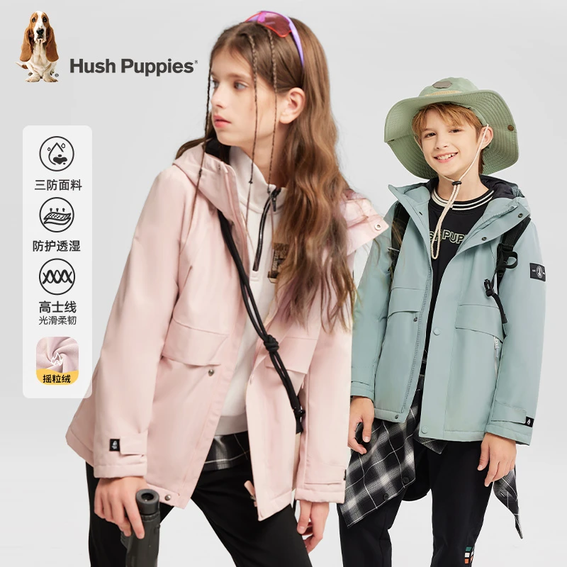 三防蓄热加绒外套 冬季新款 暇步士童装