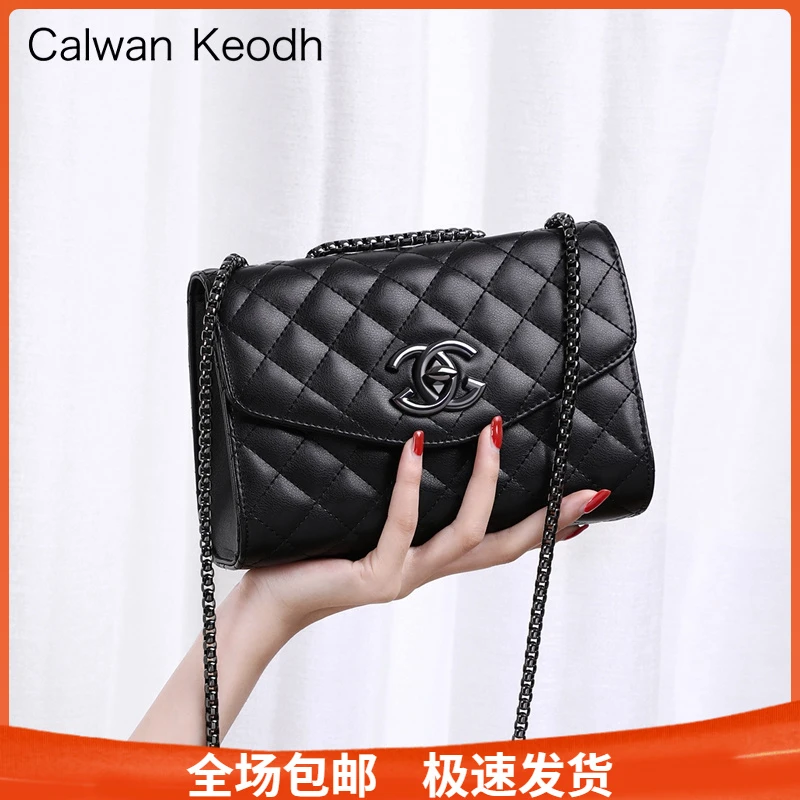 Calwan Keodh真皮小包包高级感时尚女斜挎包生日圣诞礼物送女生