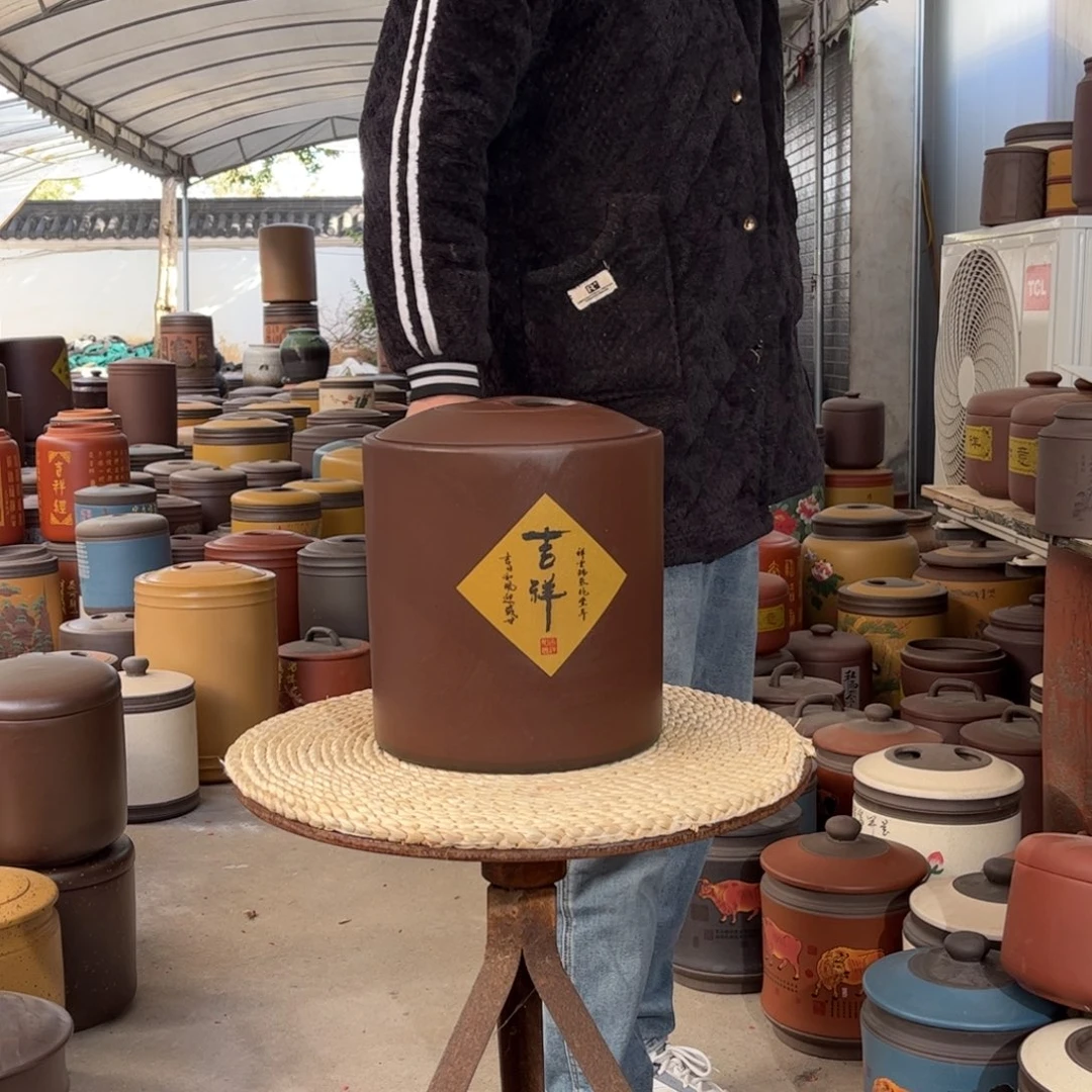 紫砂茶叶罐8 饼茶叶罐