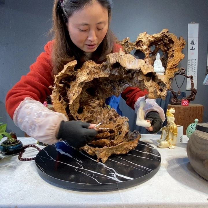 大****木草木堂根艺摆件647