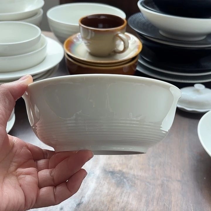 白瓷16cm面碗陆家