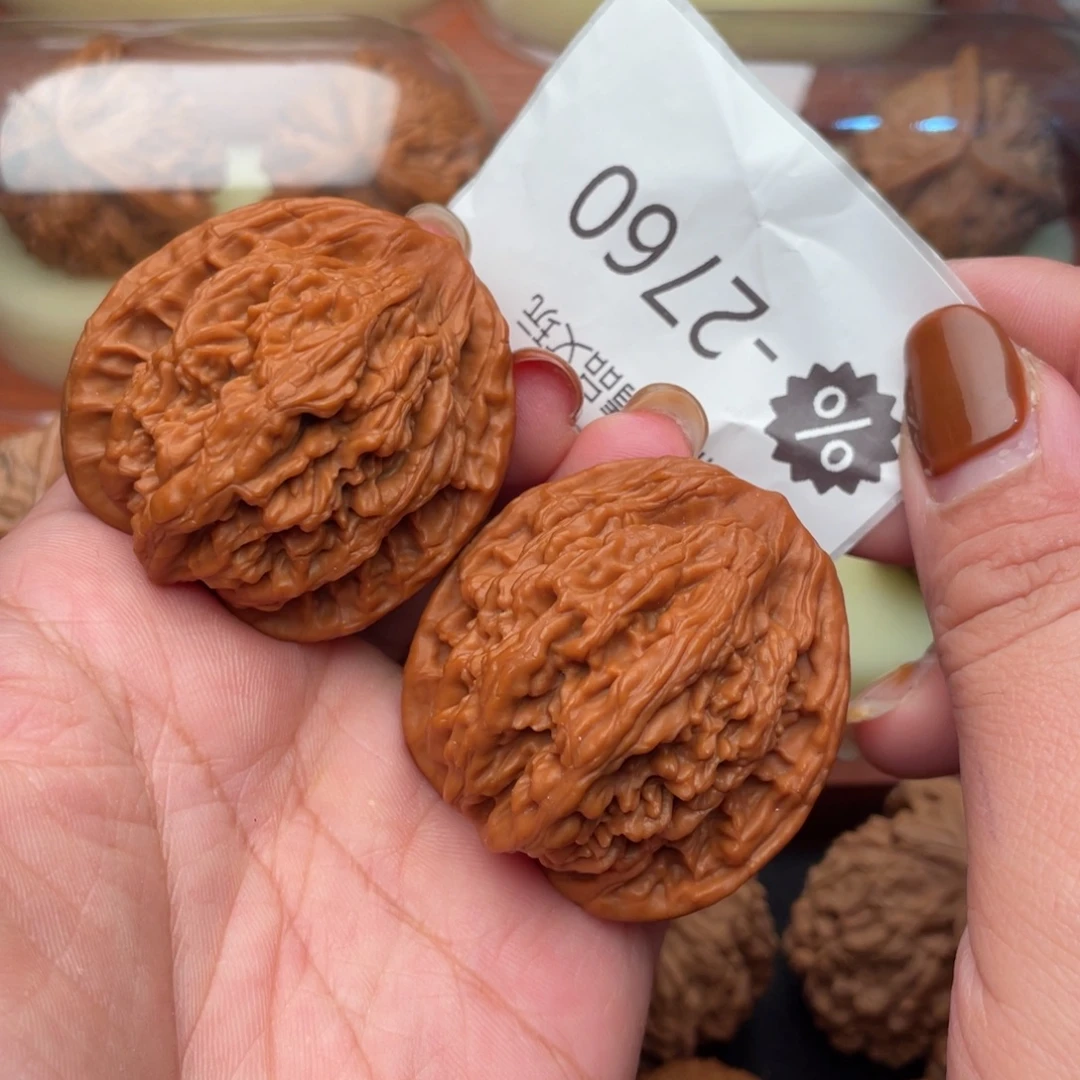 把件文玩核桃43老树虎头