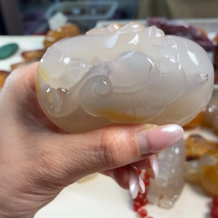 玛瑙/玉髓未镶嵌吊坠(不含链)