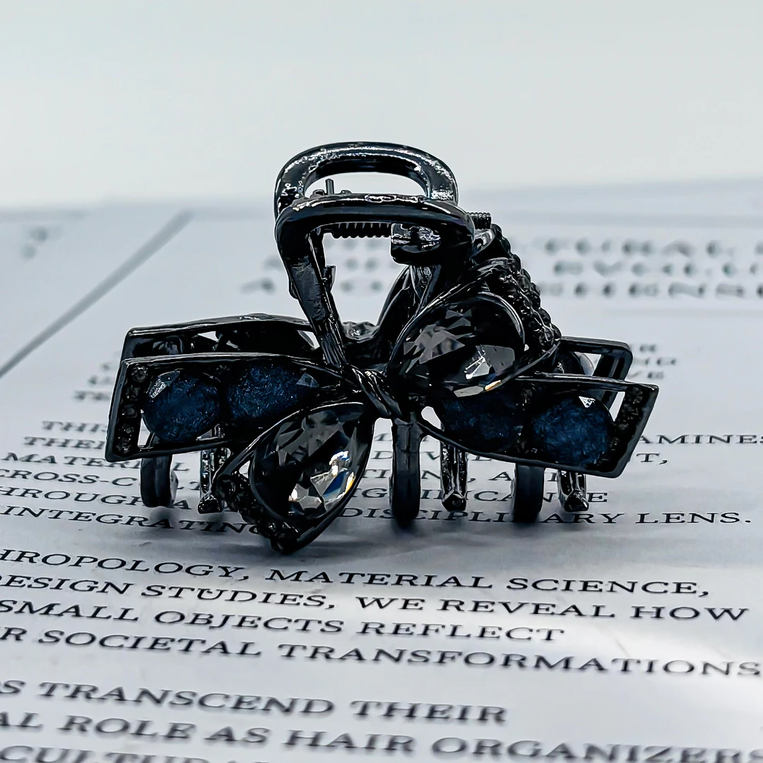 1035简约领结小抓夹