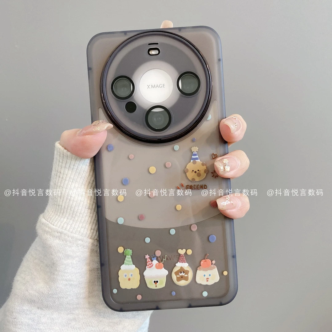 金属镜框适用华为mate70pro/60/50/40/30苹果16pro饼干蛋糕手机壳