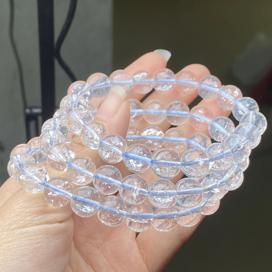 SJ-01号高品白色圆珠10mm手链多样性发一件时尚