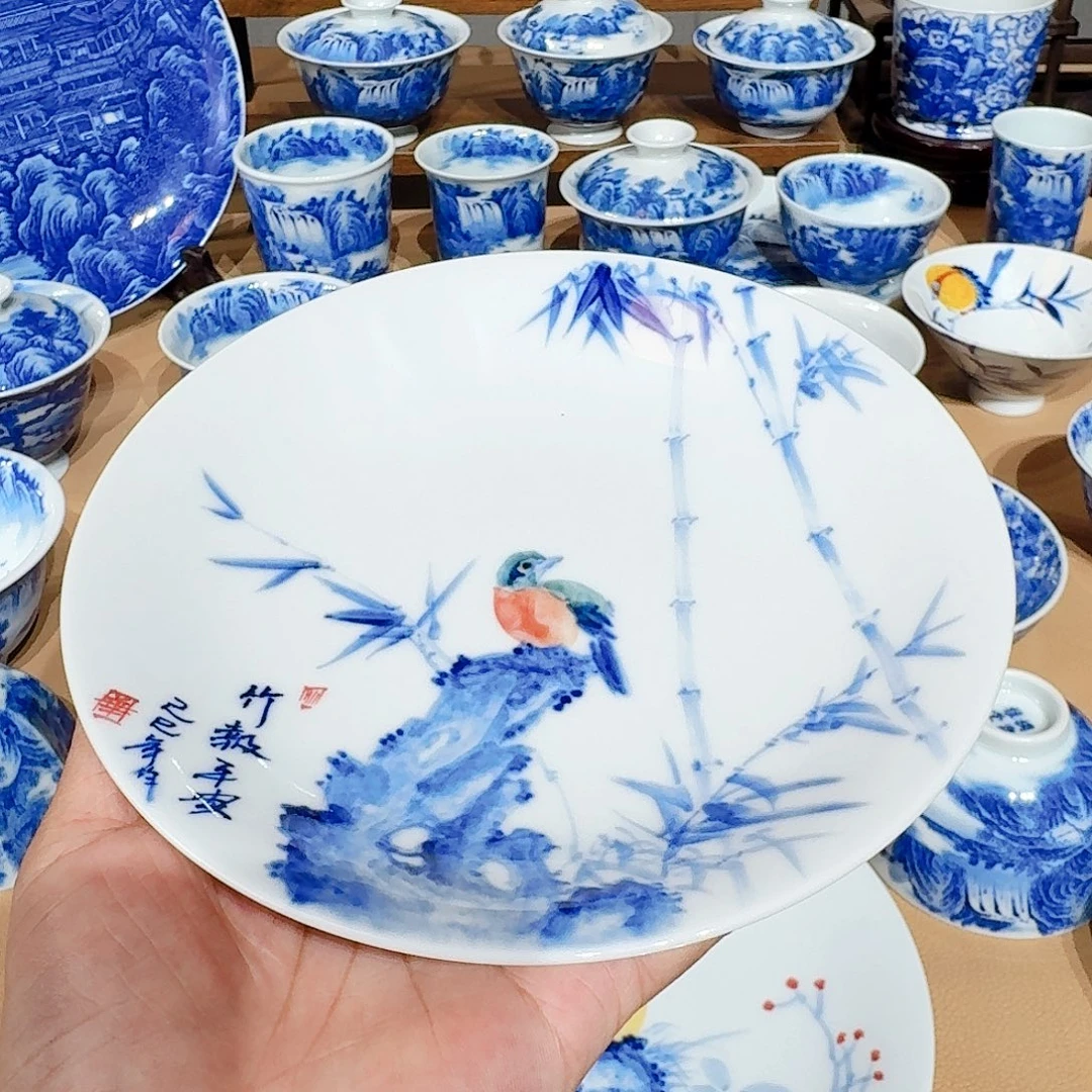 景德镇纯手绘壶承