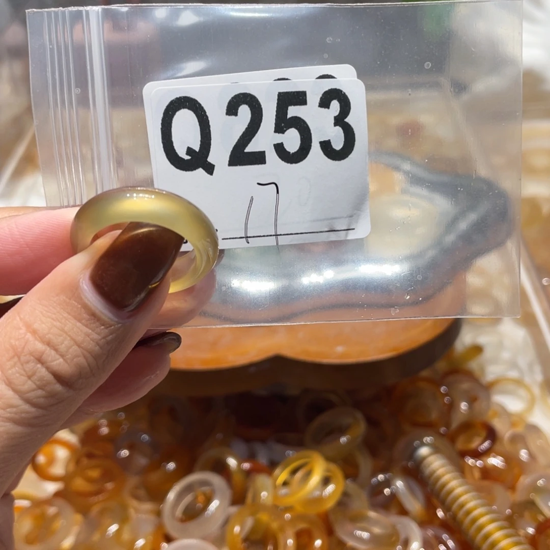 玛瑙/玉髓未镶嵌戒指253