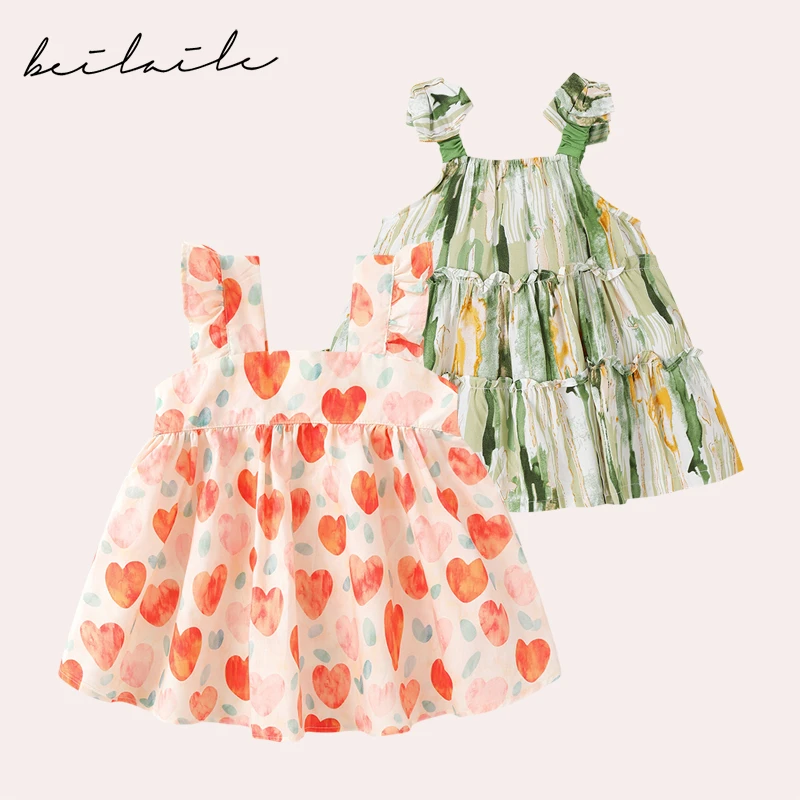 【告白气球、莫奈花园、公主裙】新生婴儿服夏装女宝宝包屁衣衣公主