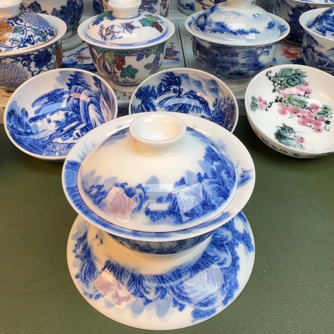 陶纯手工纯手绘茶具325
