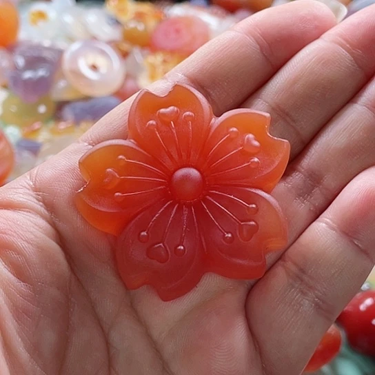 玛瑙/玉髓颈饰未镶嵌时**梭