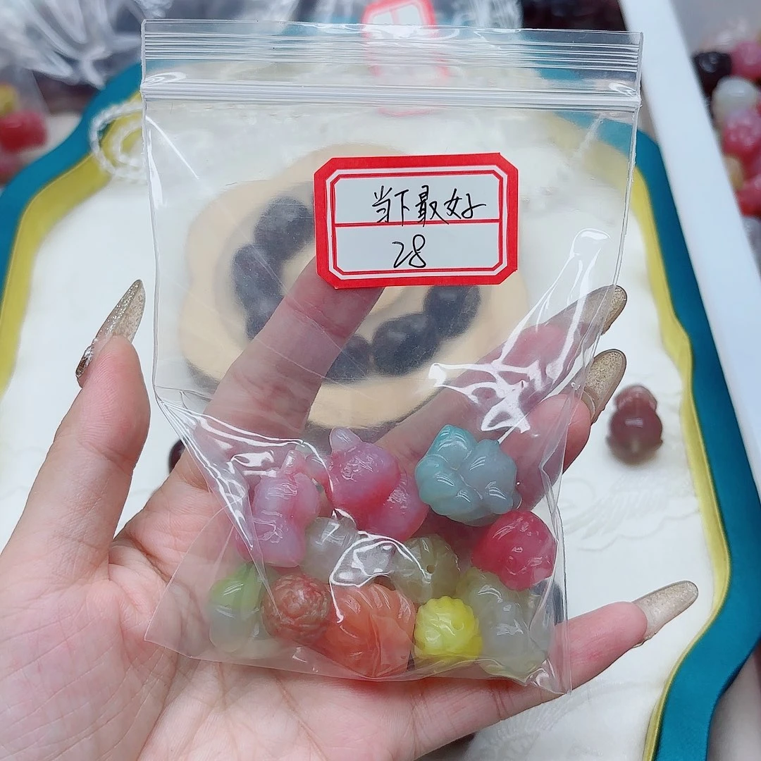 当***好未镶嵌手链玛瑙/玉髓盐源28