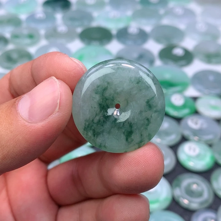 颈饰未镶嵌翡翠缅甸天然A货翡翠29.8-6.1