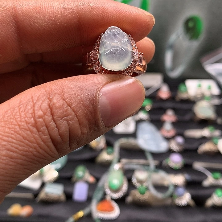 翡翠裸石缅甸天然A货翡翠