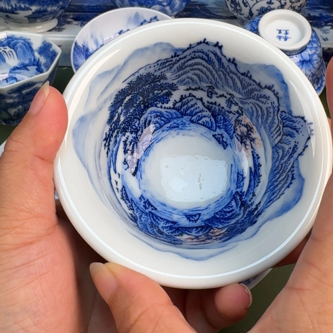 景德镇纯手绘茶具圆圆235