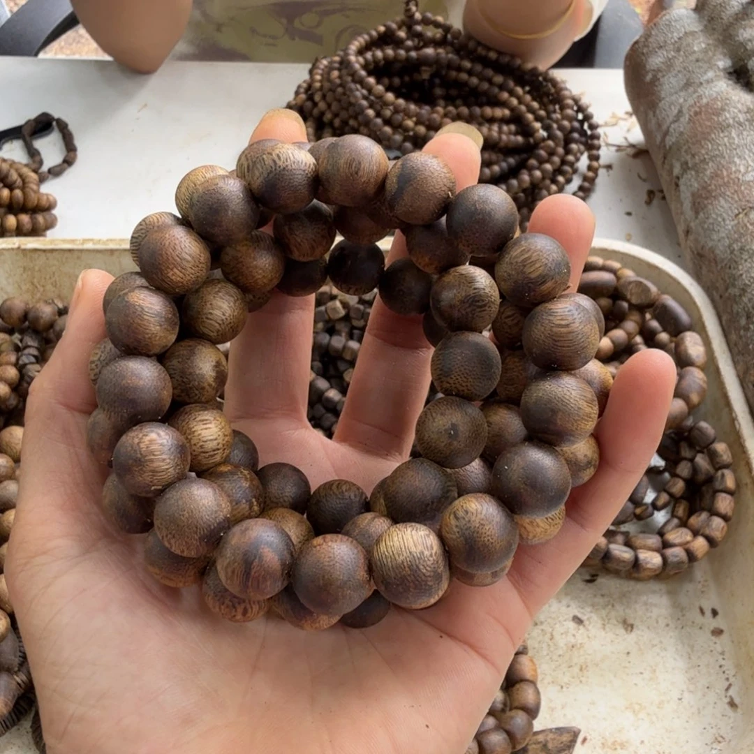 沉香碎屑沉香单圈乌身1.2-11克多样性发一