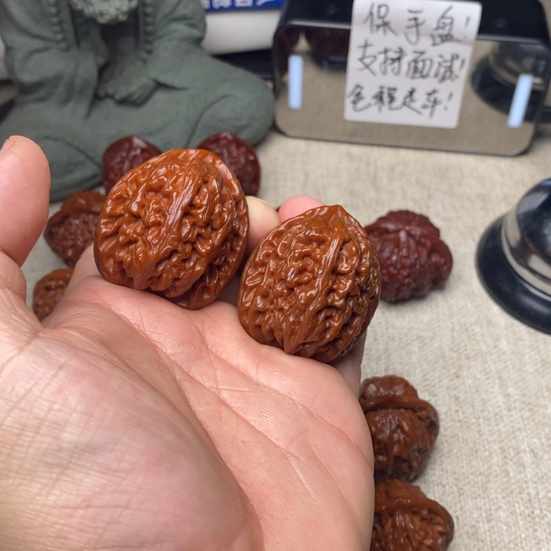吊坠文玩核桃珠*红锦鲤.5.GPD#00#