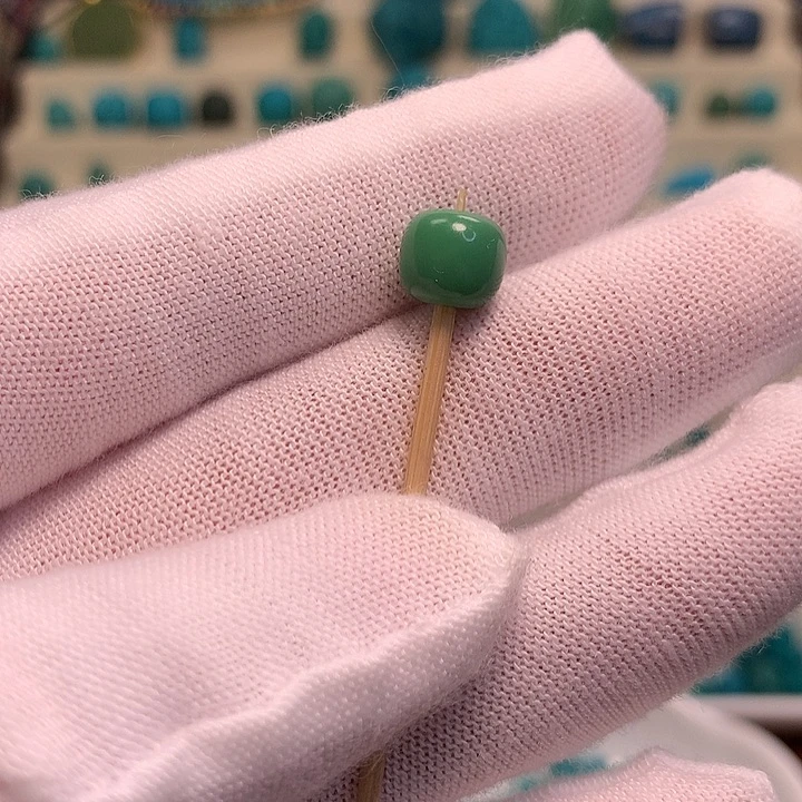 绿松石未镶嵌老型珠