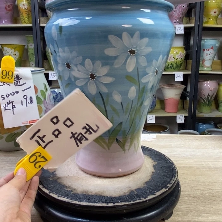 景德镇高温陶瓷花盆