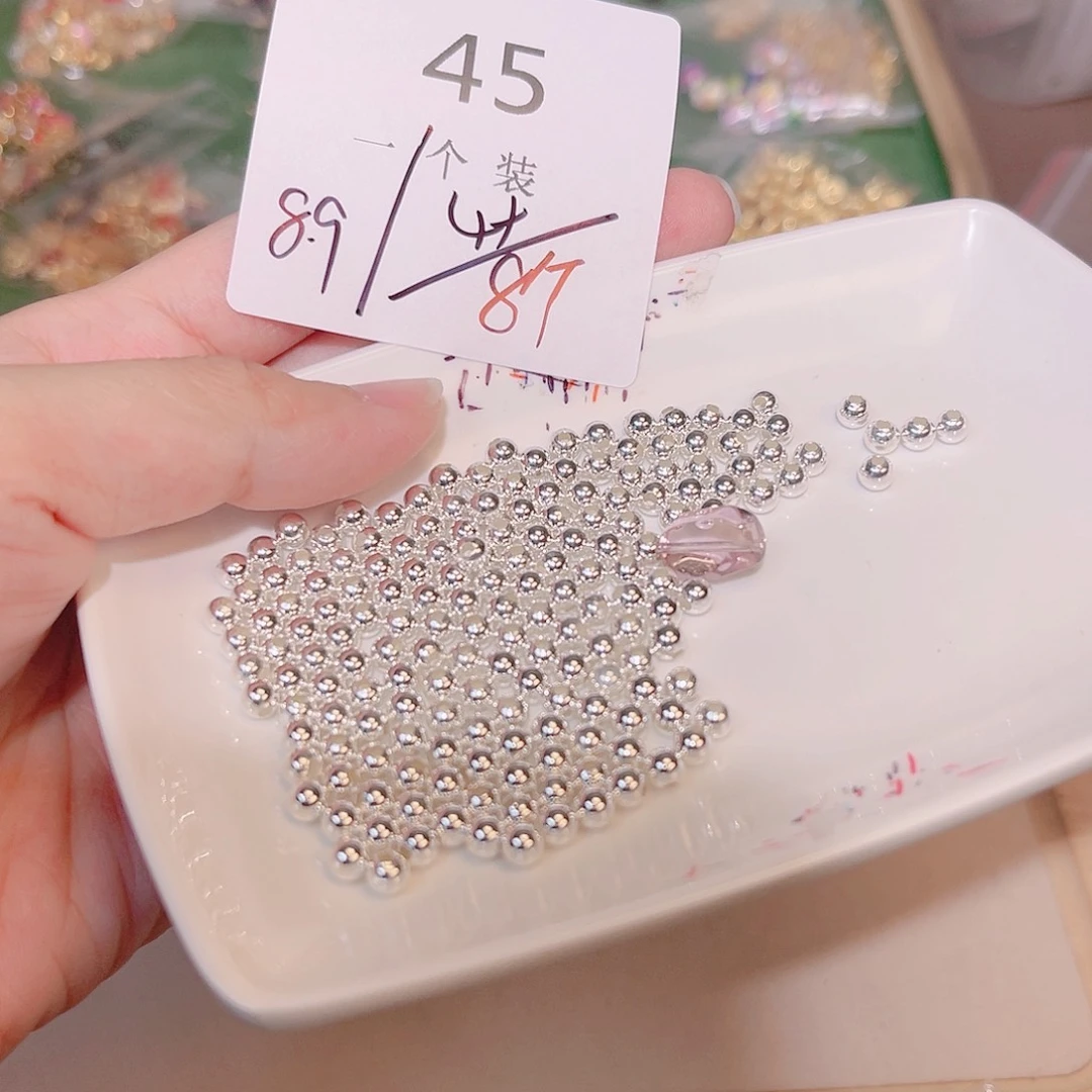 紫晶珠宝半成品银S925镶嵌45