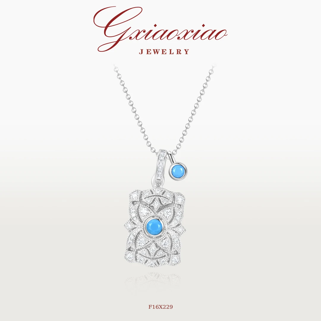 G XIAOXIAO 镀K金【无事花牌】气质高级感项链 F16X228 F16X229