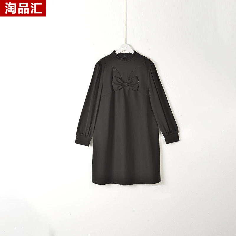 【Y专柜捡漏】大码女装QaC-连衣裙1812-黑色正码