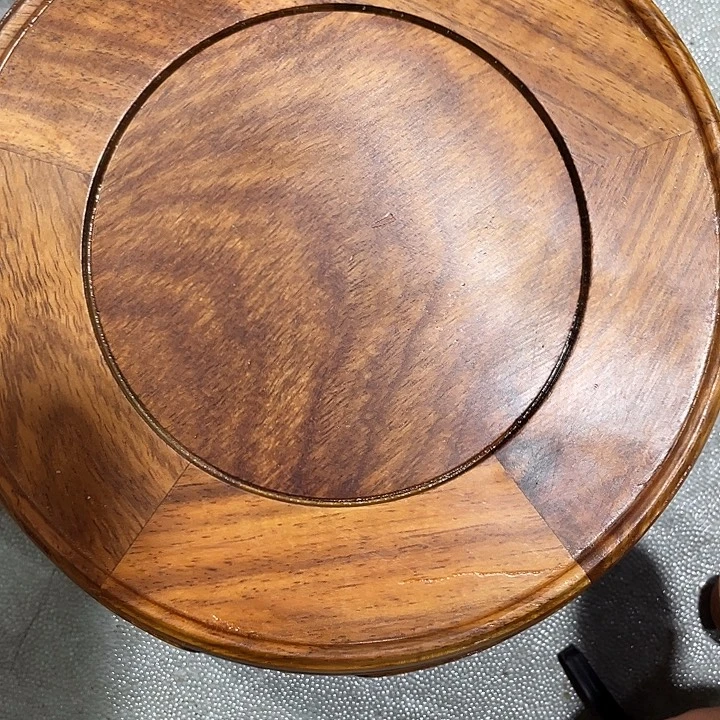 用***9紫砂红木底座工艺品红木底座工艺品15公分瑕疵额