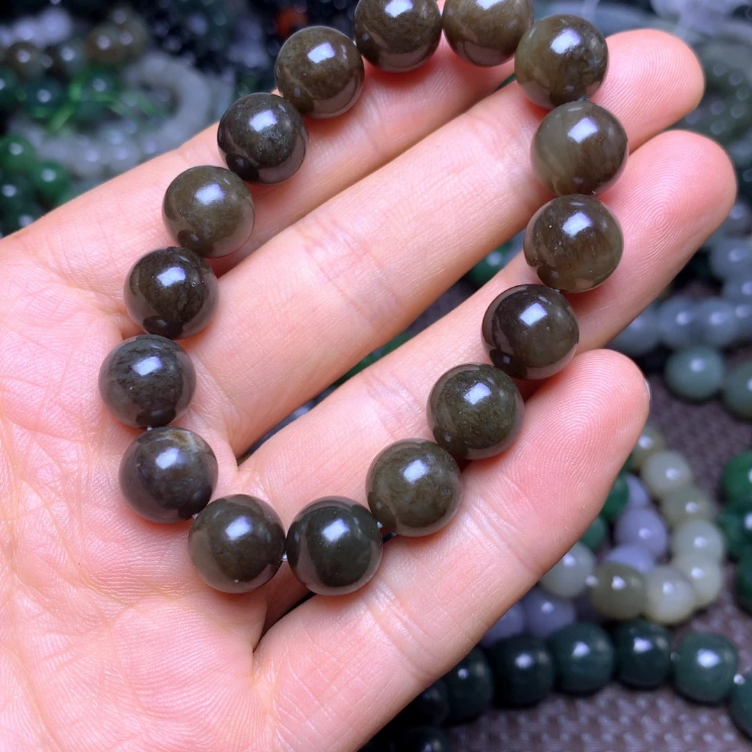 和田玉未镶嵌手串12