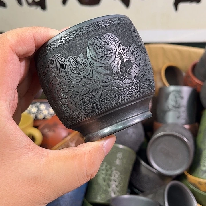 茶杯紫砂全手工紫砂主人杯