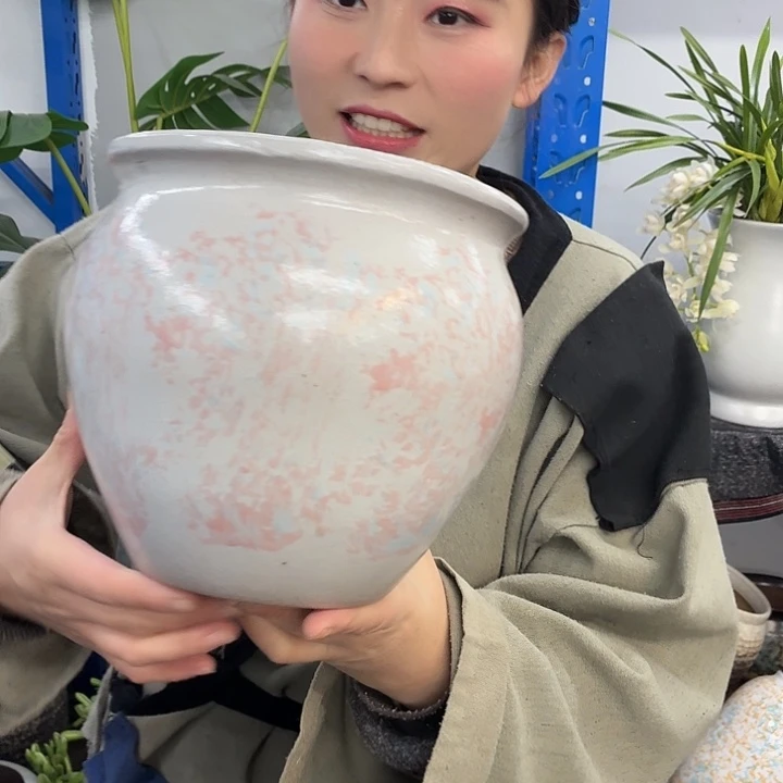 20×19 -粗陶花盆有孔-买买买