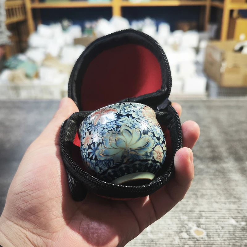 京隆堂金地万花龙蛋杯带旅行包