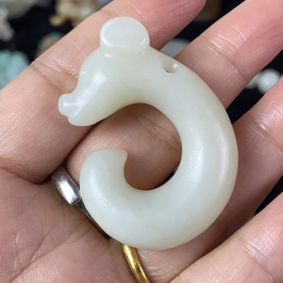 马***鹏和田玉未镶嵌挂件