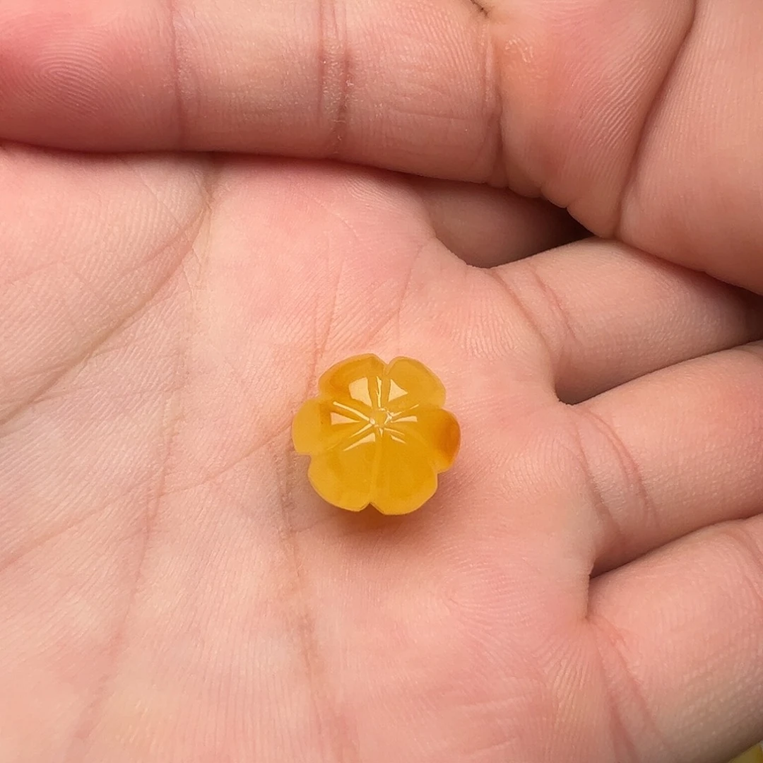 蜜蜡颈饰未镶嵌南瓜珠提溜吊坠