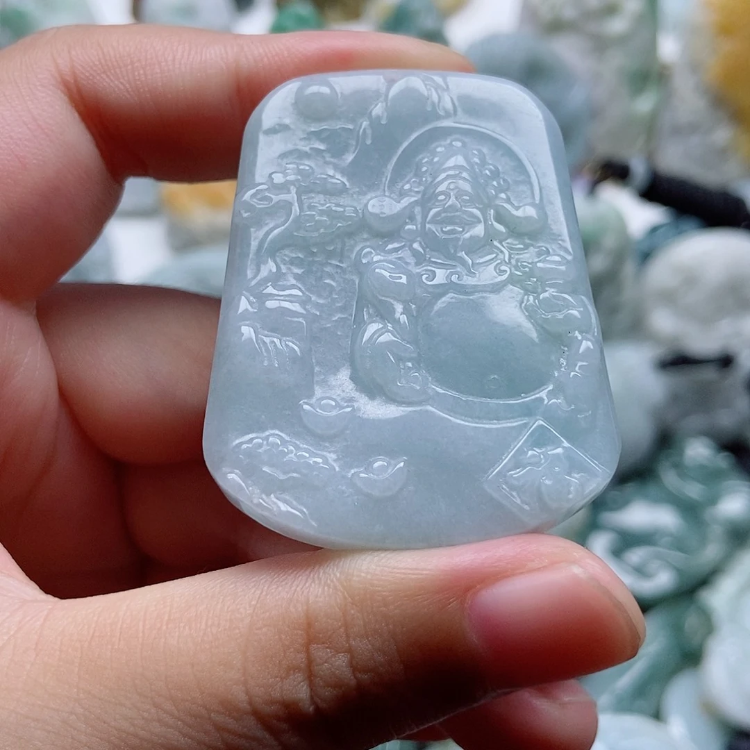 翡翠未镶嵌吊坠(不含链)1