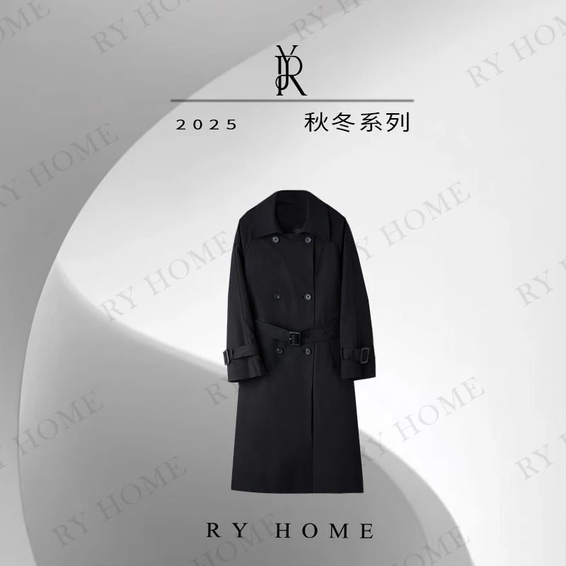 【容雨RYHOME】高级感气质风衣鸭绒羽绒服254YF1533