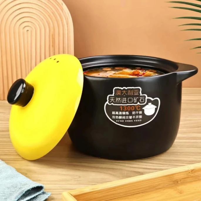 【爆款】砂锅家用耐干烧陶瓷煲汤炖汤煮粥燃气灶电陶炉通用汤锅