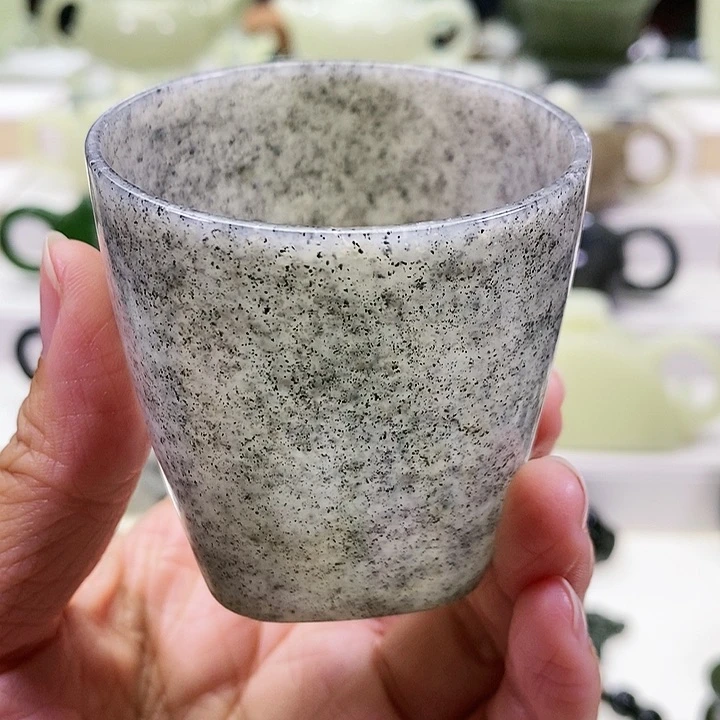 未镶嵌和田玉挂件茶杯110m l