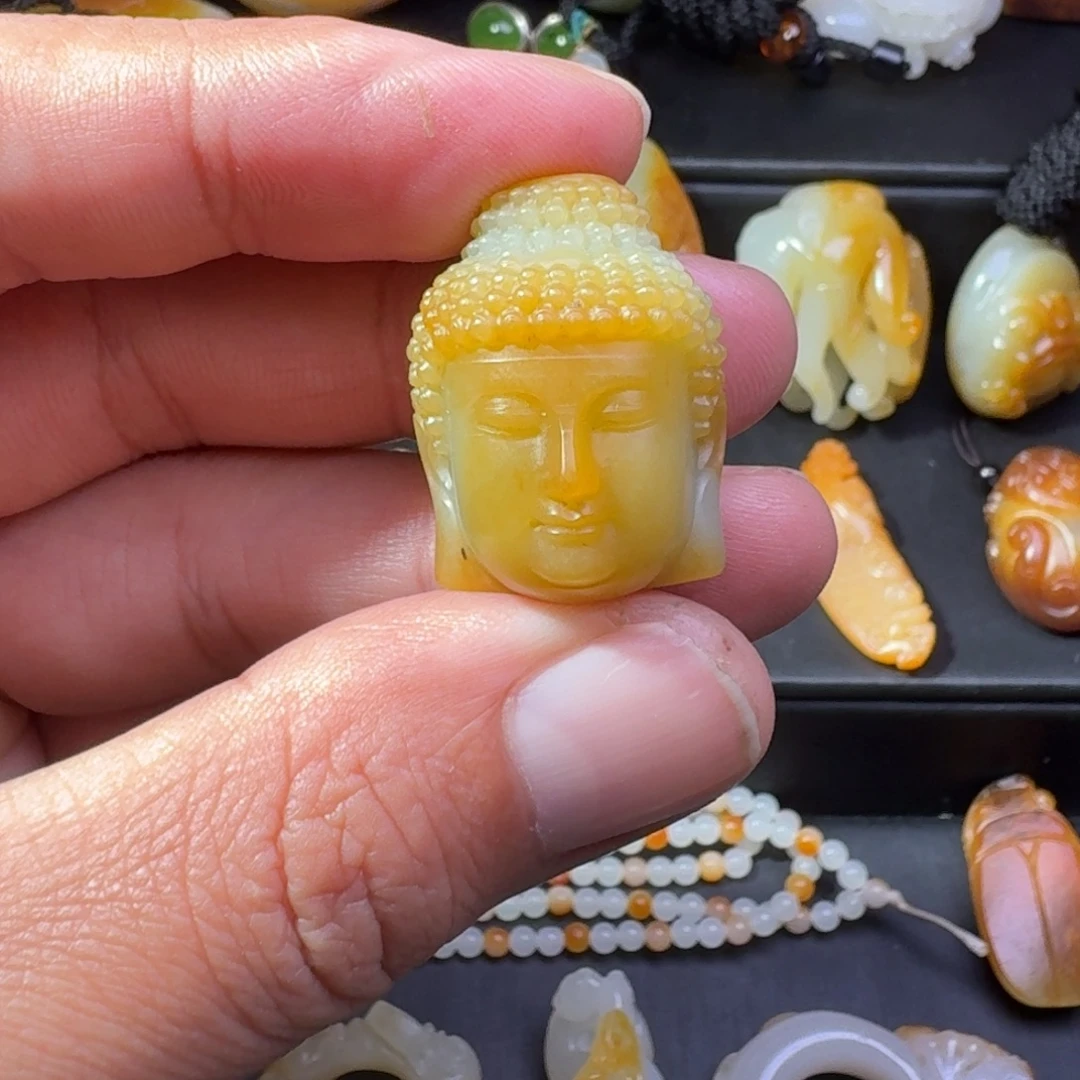 和田玉未镶嵌吊坠(不含链)