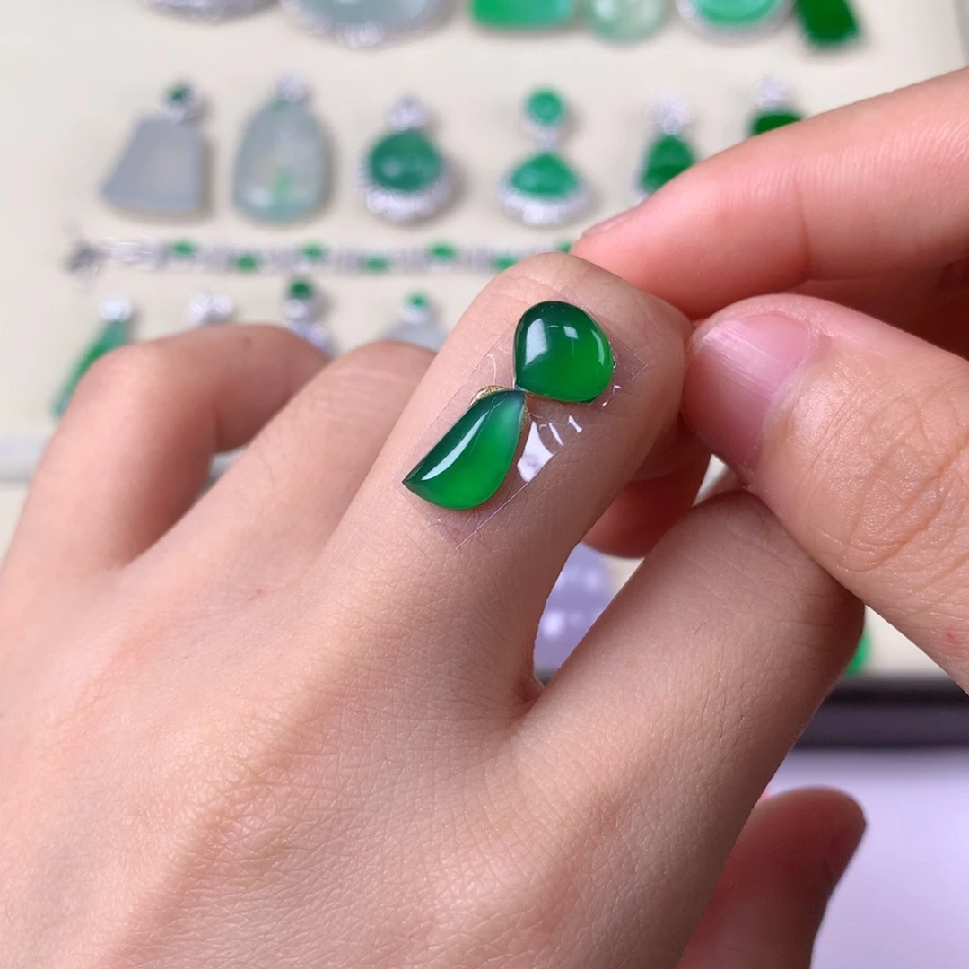 未镶嵌定制翡翠裸玉（镶嵌定制）