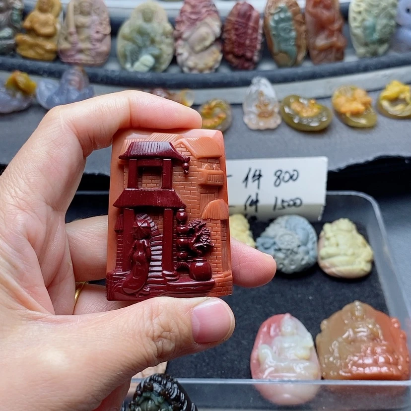 【闪购商品】定制石英质玉吊坠未镶嵌